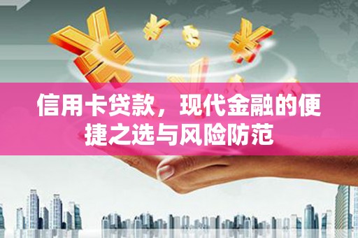 龙沙信用卡贷款，现代金融的便捷之选与风险防范