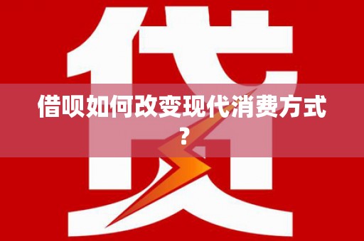 龙沙借呗如何改变现代消费方式？