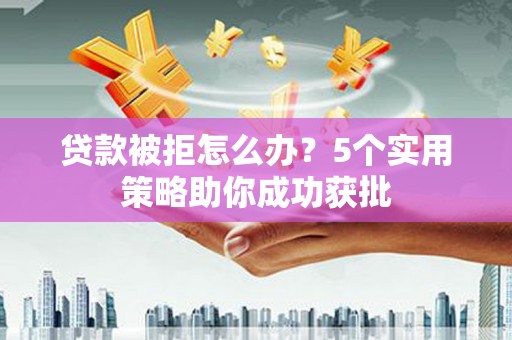 龙沙贷款被拒怎么办？5个实用策略助你成功获批