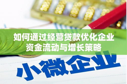 龙沙如何通过经营贷款优化企业资金流动与增长策略