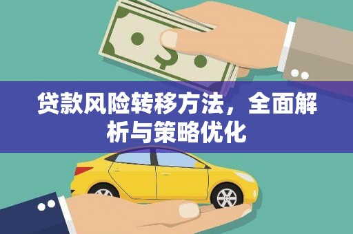 龙沙贷款风险转移方法，全面解析与策略优化