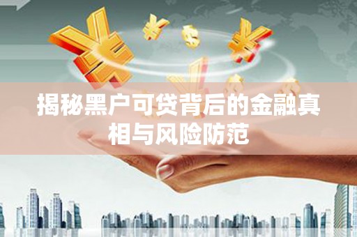 龙沙揭秘黑户可贷背后的金融真相与风险防范