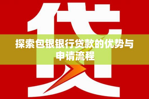龙沙探索包银银行贷款的优势与申请流程