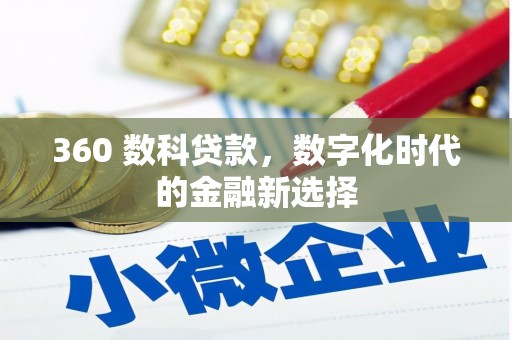 龙沙360 数科贷款，数字化时代的金融新选择
