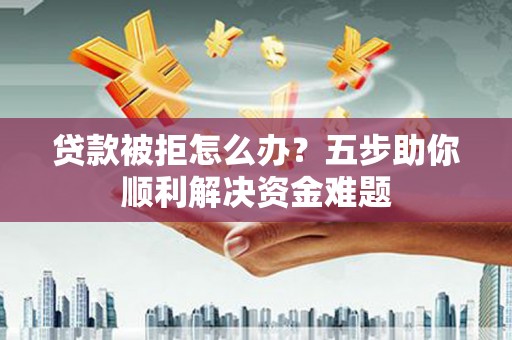 龙沙贷款被拒怎么办？五步助你顺利解决资金难题