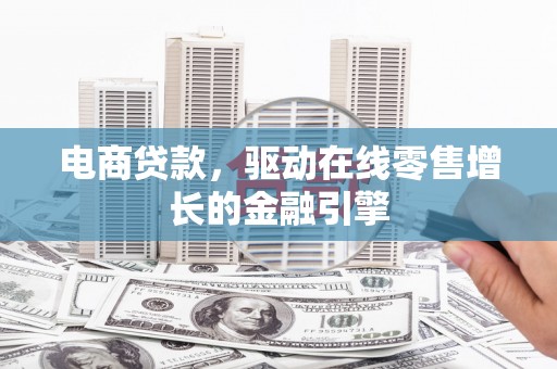 龙沙电商贷款，驱动在线零售增长的金融引擎