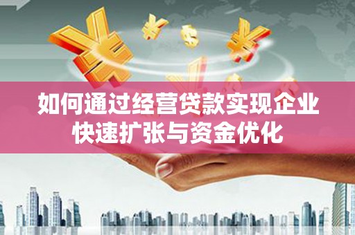 龙沙如何通过经营贷款实现企业快速扩张与资金优化