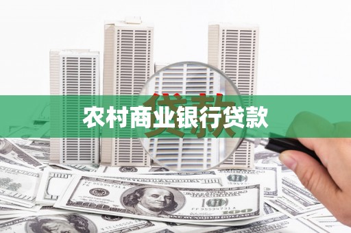 龙沙农村商业银行贷款