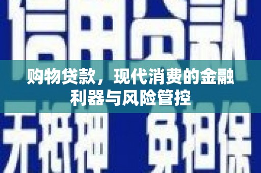 龙沙购物贷款，现代消费的金融利器与风险管控