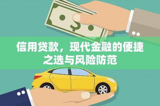 龙沙信用贷款，现代金融的便捷之选与风险防范