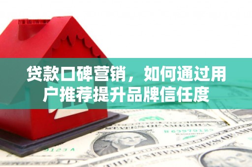 龙沙贷款口碑营销，如何通过用户推荐提升品牌信任度