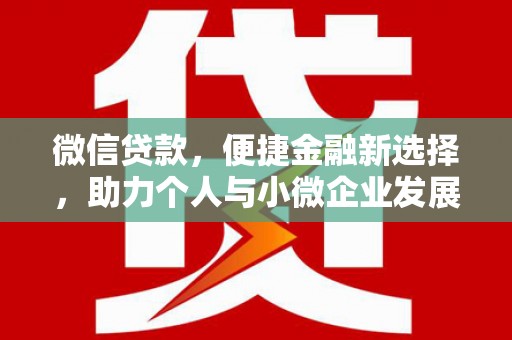 龙沙微信贷款，便捷金融新选择，助力个人与小微企业发展
