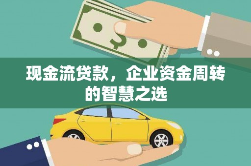 龙沙现金流贷款，企业资金周转的智慧之选
