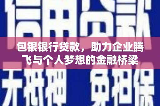 龙沙包银银行贷款，助力企业腾飞与个人梦想的金融桥梁
