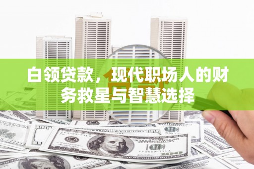 龙沙白领贷款，现代职场人的财务救星与智慧选择