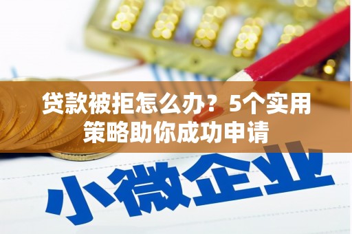 龙沙贷款被拒怎么办？5个实用策略助你成功申请