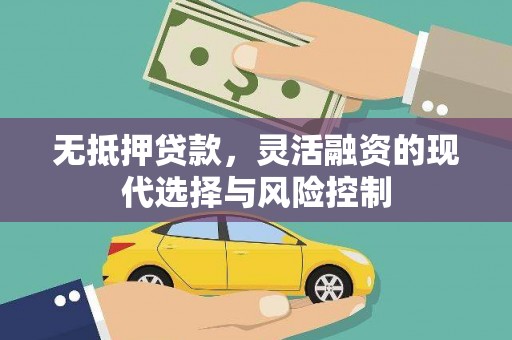 龙沙无抵押贷款，灵活融资的现代选择与风险控制