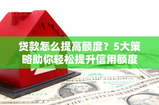 龙沙贷款怎么提高额度？5大策略助你轻松提升信用额度