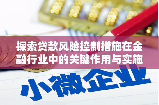 龙沙探索贷款风险控制措施在金融行业中的关键作用与实施策略