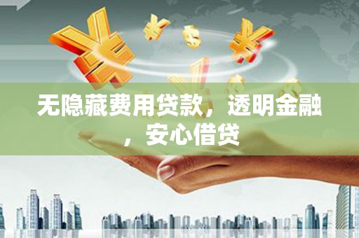 龙沙无隐藏费用贷款，透明金融，安心借贷