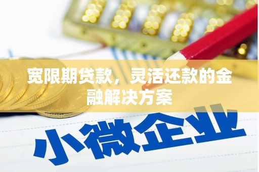 龙沙宽限期贷款，灵活还款的金融解决方案