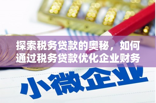 龙沙探索税务贷款的奥秘，如何通过税务贷款优化企业财务