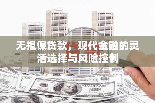 龙沙无担保贷款，现代金融的灵活选择与风险控制