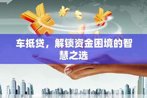 龙沙车抵贷，解锁资金困境的智慧之选