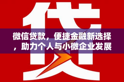 龙沙微信贷款，便捷金融新选择，助力个人与小微企业发展