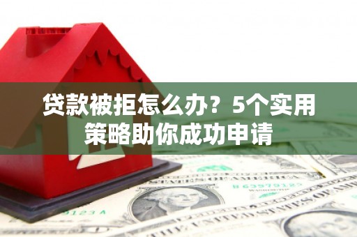 龙沙贷款被拒怎么办？5个实用策略助你成功申请