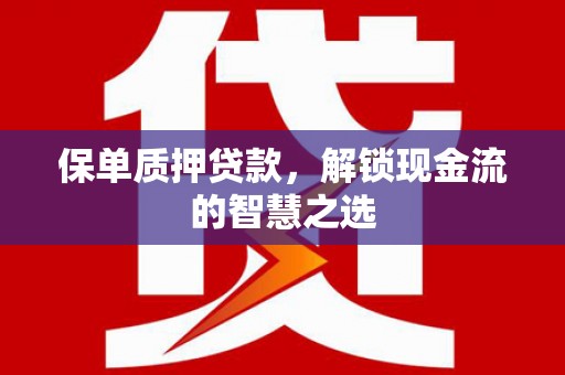 龙沙保单质押贷款，解锁现金流的智慧之选