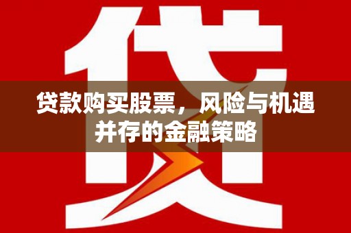 龙沙贷款购买股票，风险与机遇并存的金融策略