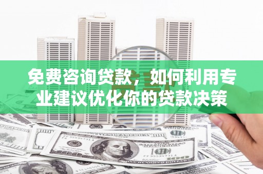 龙沙免费咨询贷款，如何利用专业建议优化你的贷款决策